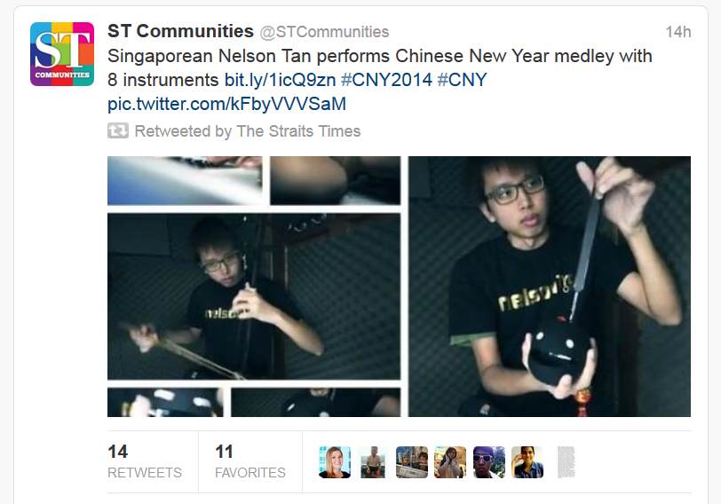 chinese new year jan 30 twitter singapore press holdings Straits times