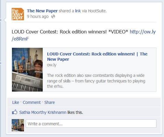 loud cover contest rock edition facebook the new paper
